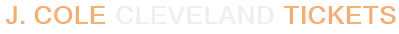 J. Cole Cleveland Tickets